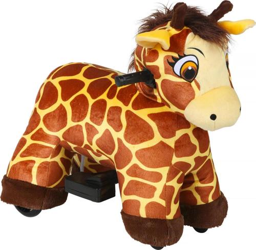 Zoo Crew Giraffe 6V Plush Ride-On